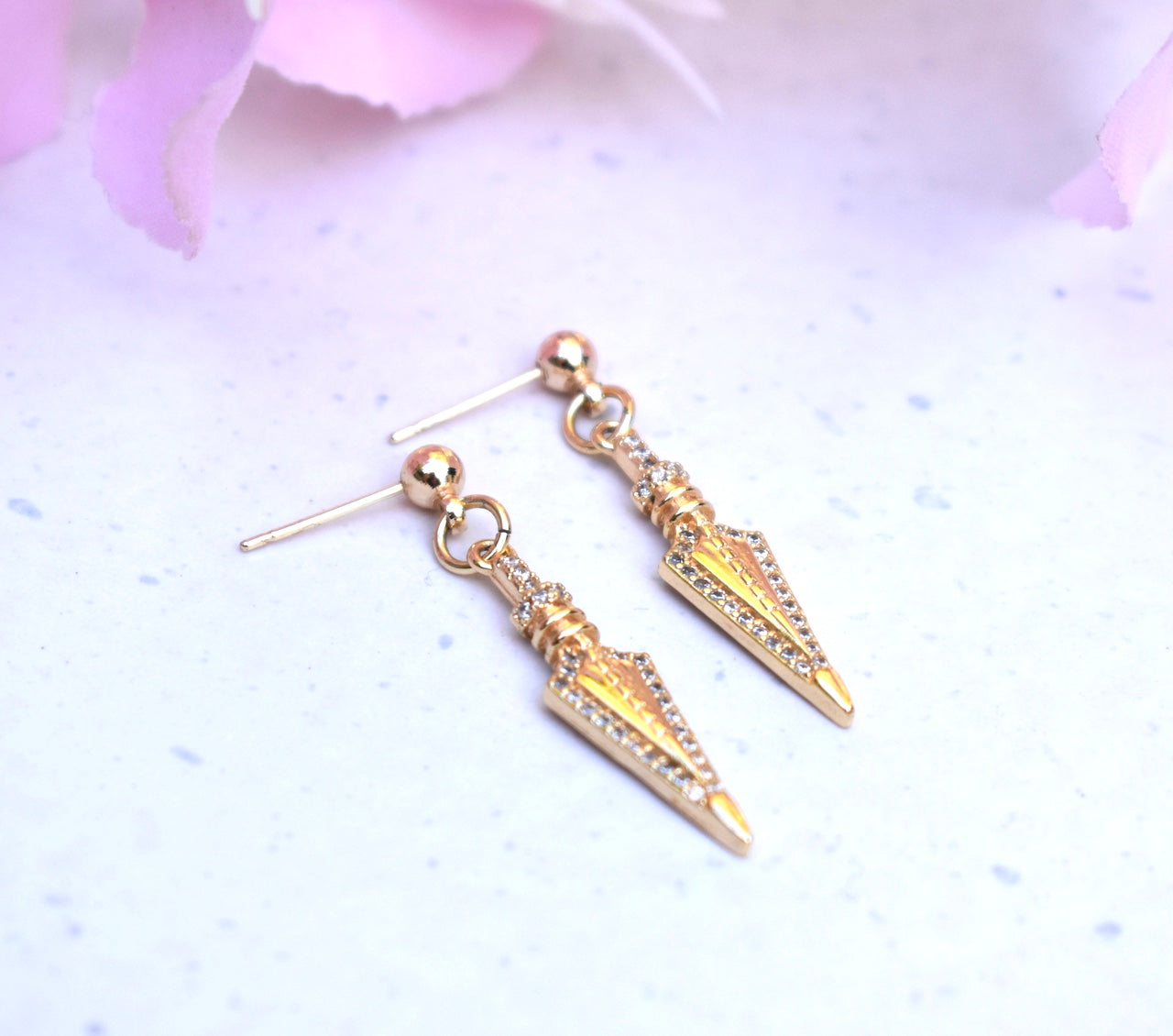 'Jagger' - Sword earrings