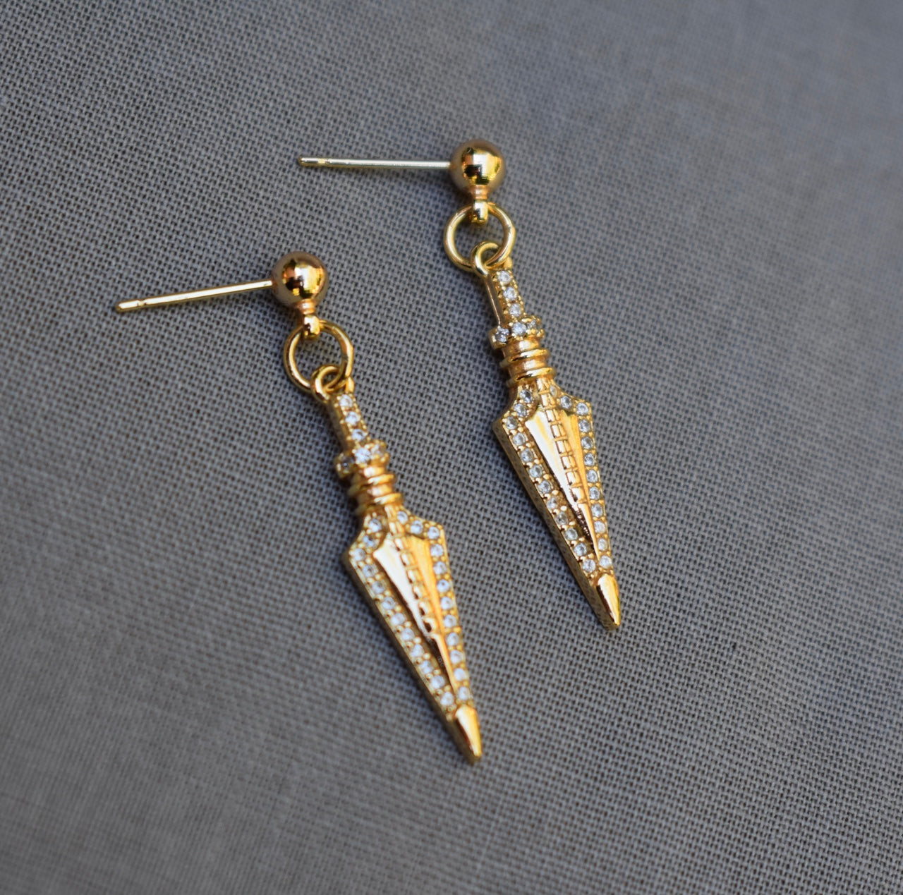 'Jagger' - Sword earrings